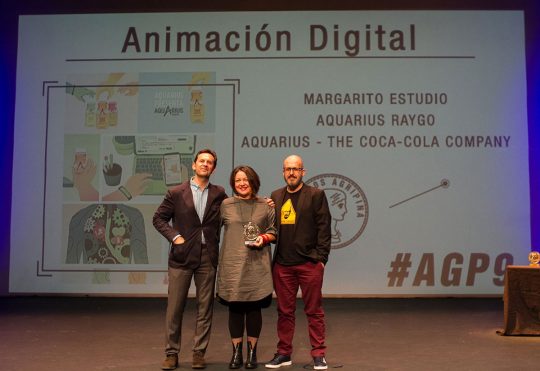 Margarito Estudio recibe un Premio Agripina a mejor Animación digital