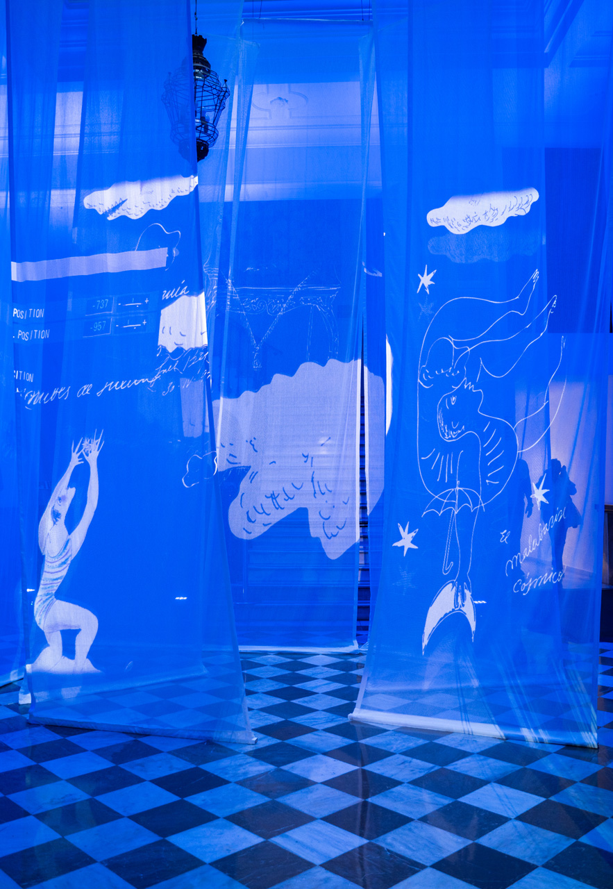 Foto del patio del Archivo Municipal en la Noche en Blanco 2025