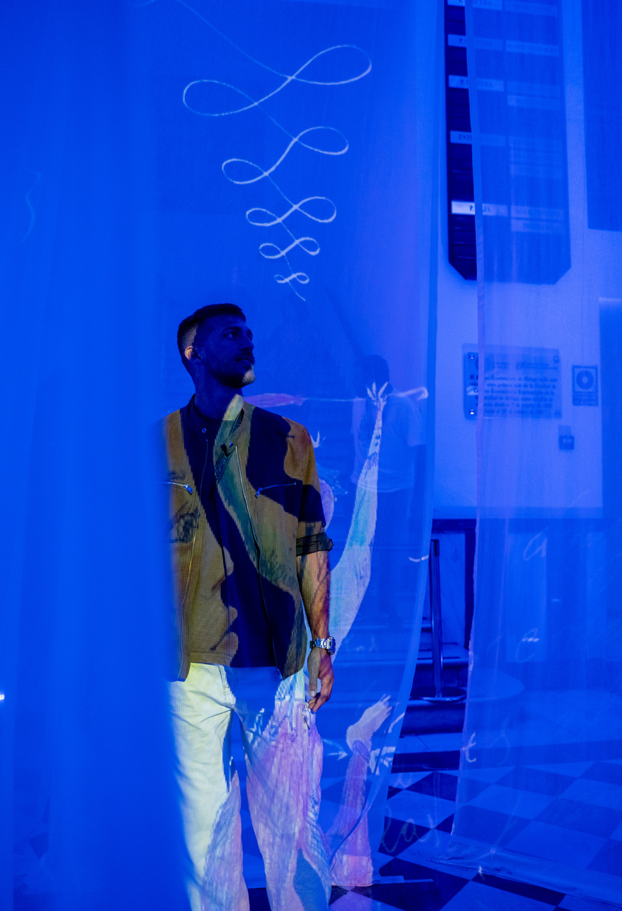 Foto del patio del Archivo Municipal en la Noche en Blanco 2025