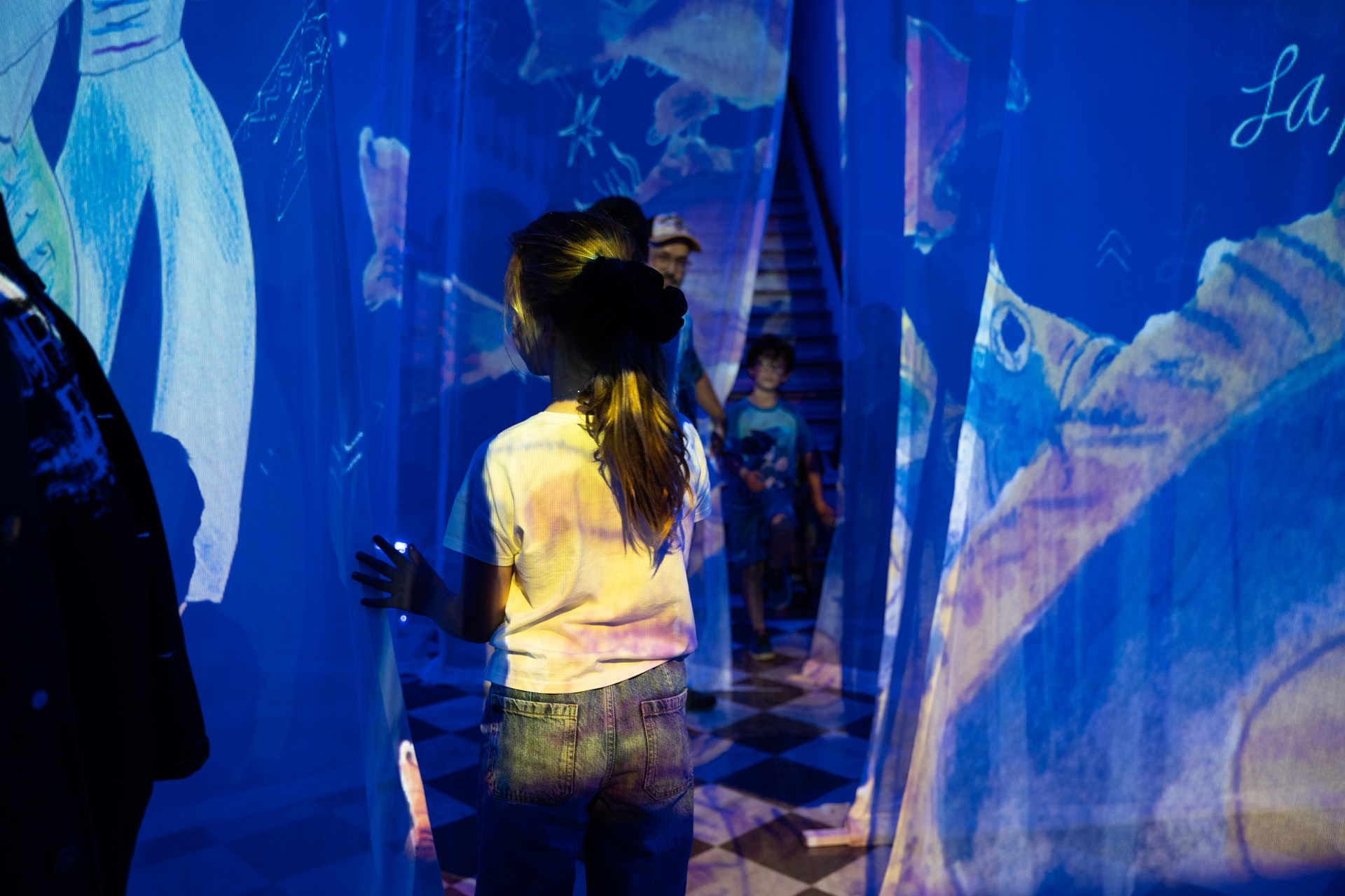 Foto del patio del Archivo Municipal en la Noche en Blanco 2025